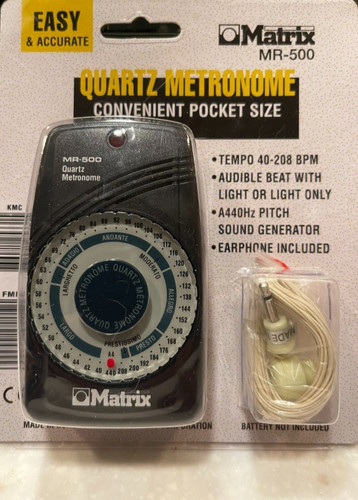 Matrix 500 quartz metronome - quartz,