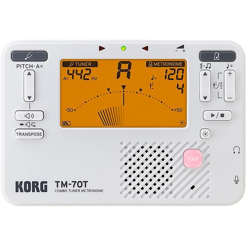 Korg tm70 tunermetronome white - tm70,
